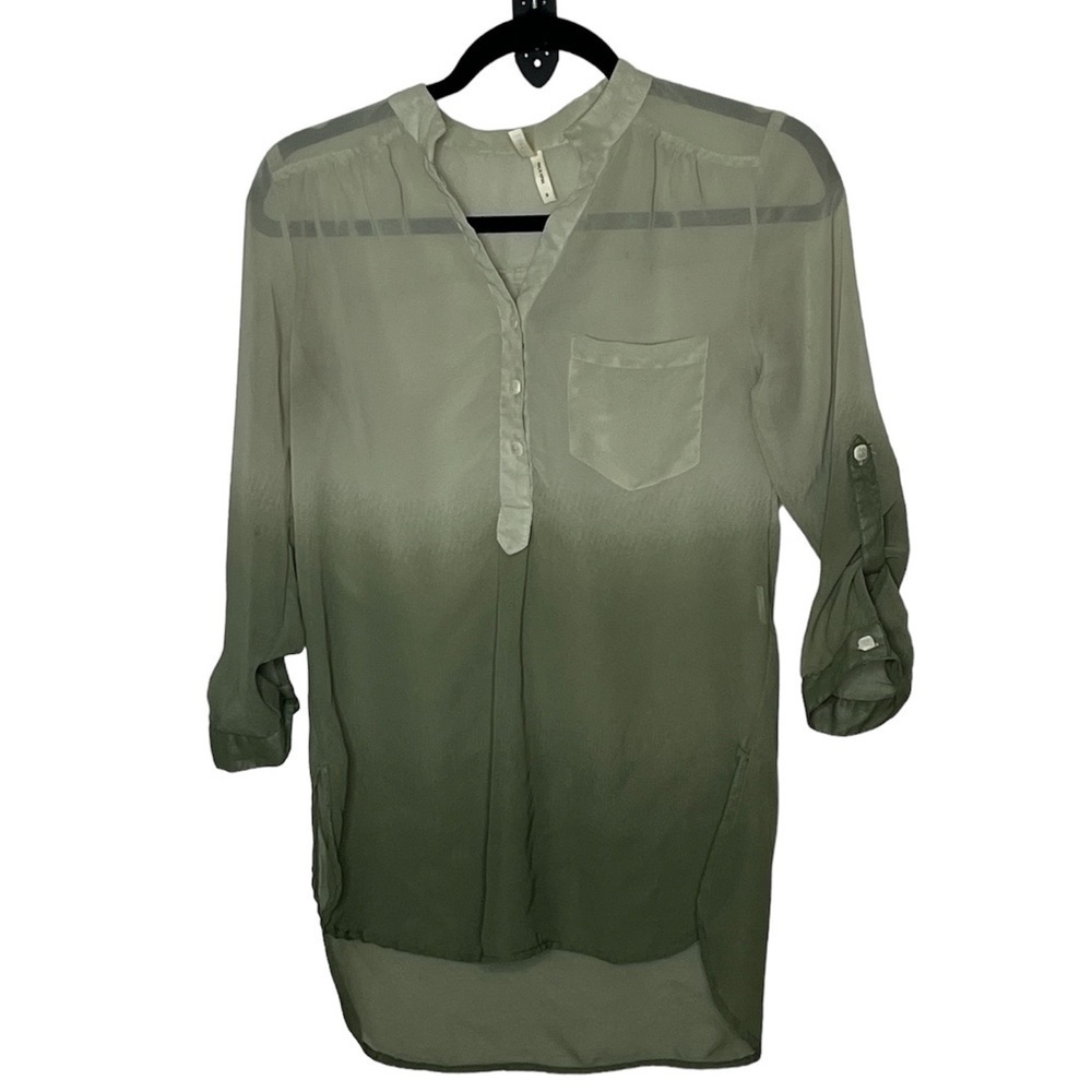 Live 4 Truth 2 Tone Sheer Top Sz Small